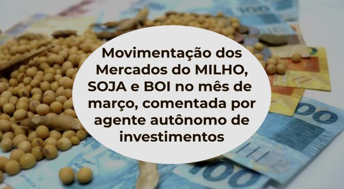 Movimenta O Dos Mercados Do Milho Soja E Boi No M S De Mar O