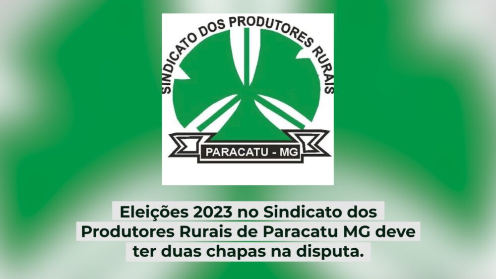 Elei Es No Sindicato Dos Produtores Rurais De Paracatu Mg Deve