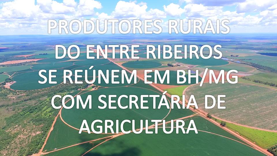 PRODUTORES RURAIS IRRIGANTES visitam Secretária de Agricultura em BH/MG