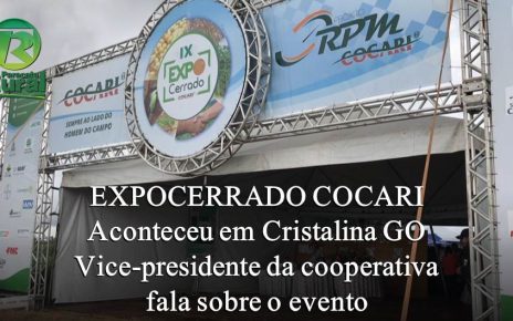EXPOCERRADO COCARI 2020 ACONTECE EM CRISTALINA GO