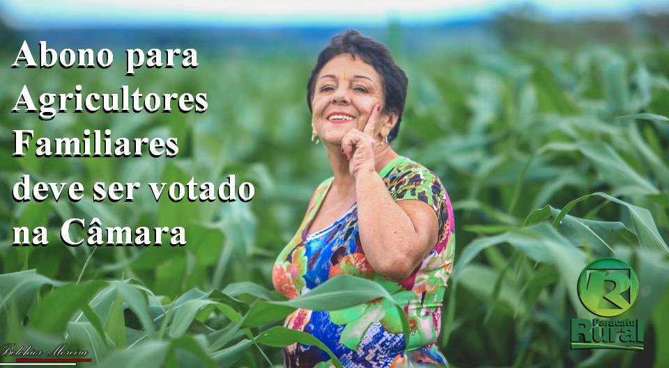 Abono para Agricultores Familiares pode ser votado nos próximos dias na Câmara dos Deputados