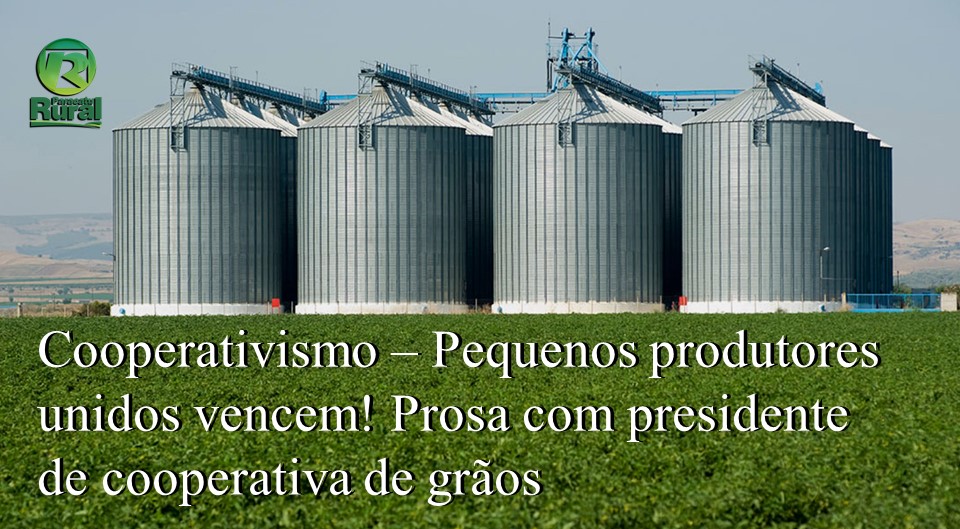 Cooperativismo – Pequenos produtores unidos vencem! Segunda parte da prosa com presidente de cooperativa de grãos