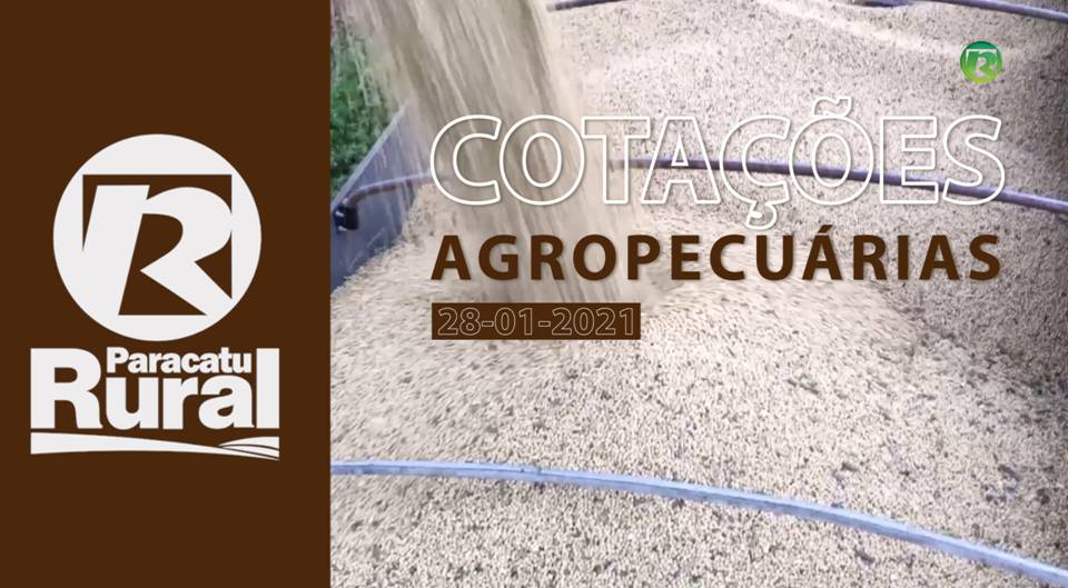 Cotações Agropecuárias - 28-01-21