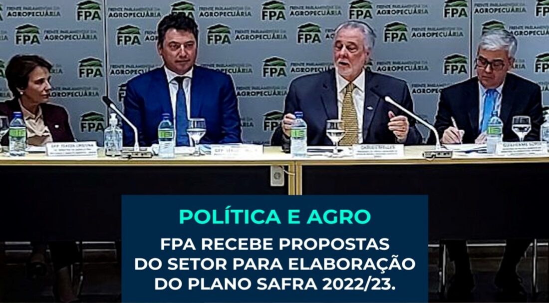 FPA recebe propostas do setor para elaboração do Plano Safra 2022/23