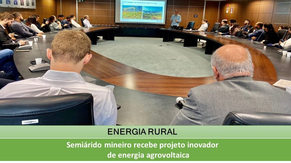 Semiárido mineiro recebe projeto inovador de energia agrovoltaica