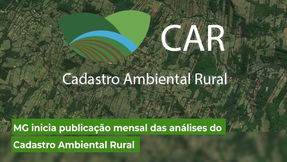 MG inicia publicação mensal das análises do Cadastro Ambiental Rural (CAR)