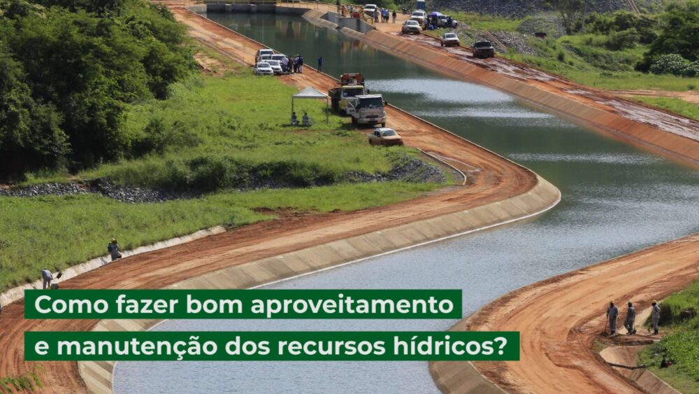 Como fazer bom aproveitamento e manutenção dos recursos hídricos?