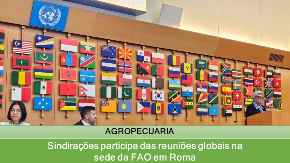 Sindirações participa das reuniões globais na sede da FAO em Roma