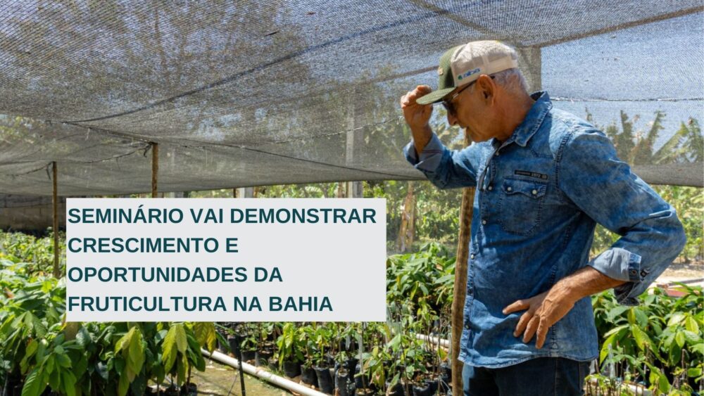 Seminário vai demonstrar crescimento e oportunidades da fruticultura na Bahia